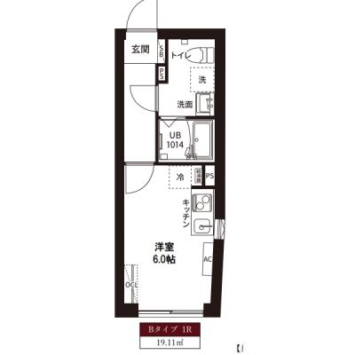 【🌷新生活応援キャンペーン🌷】【禁煙🚭】マイナビSTAYレピュア磯子駅前レジデンス【仮称】　403の間取り図