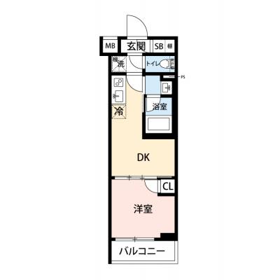 【60日以上の利用でお得🌈】【禁煙🚭/Wi-Fi無料🌐】マイナビSTAYガーデンエア羽田天空橋　109の物件間取り図