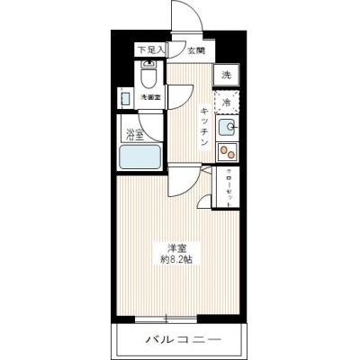 マンスリーステージ梅屋敷の物件間取り図