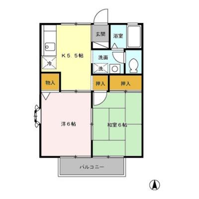 D-ROOMマンスリー【エントピア新秋津】新秋津駅から徒歩7分！の間取り図