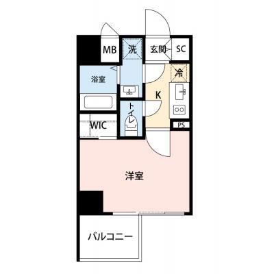 【🎉初期費用オフ｜お得なキャンペーン】【禁煙🚭/Wi-Fi無料🌐】マイナビSTAY西麻布1丁目　302の間取り図