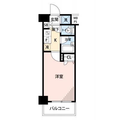 【60日以上の利用でお得🌈】【禁煙🚭】マイナビSTAY杉並和泉　203の間取り図