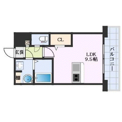 グッドステイ熊本大学病院東リブススリー○【ハイクラス・設備充実】の物件間取り図