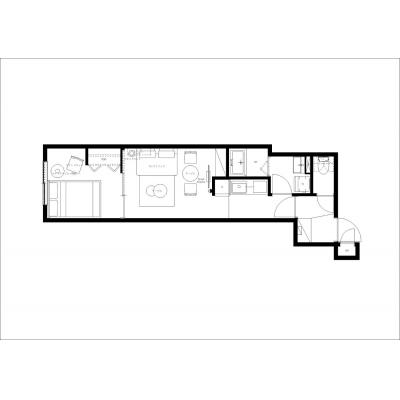 池袋から1駅！綺麗なお部屋/家具・家電付き/セキュリティ万全の間取り図