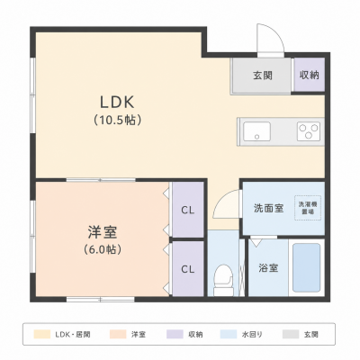【沼ノ端】COSOJIマンスリー沼ノ端★駐車場2台完備★Wi-Fi無料/家具新品/中心部へのアクセス抜群！の間取り図