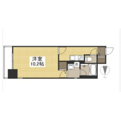 【60日以上の利用でお得🌈】【禁煙🚭】マイナビSTAY岡山桑田町　206の物件間取り図