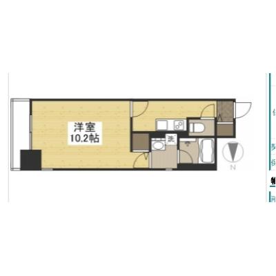【60日以上の利用でお得🌈】【禁煙🚭】マイナビSTAY岡山桑田町　1106の物件間取り図