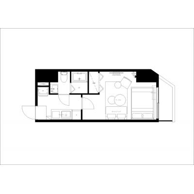 錦糸町駅から徒歩7分/駅前の施設充実/コンビニ徒歩1分/Sky　Kinshicho 901の間取り図