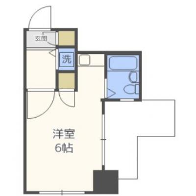 🔷🔷マンスリーラボ呉服町2🔷🔷【天神、博多へアクセスしやすい立地💥】★中洲・呉服町・マリンメッセの間取り図