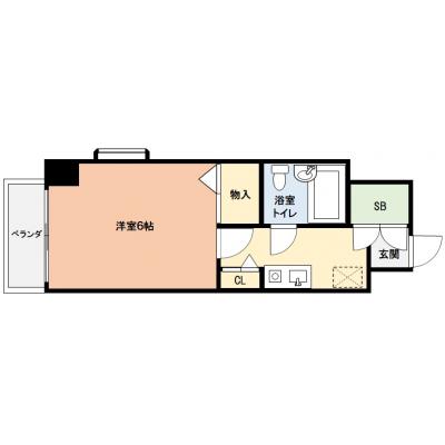 マコット福島市役所北405【無料駐車場あり・オートロック付き・Wi-Fi無料】福島市役所徒歩３分！福島市中心地♪『福島駅』徒歩圏内の間取り図