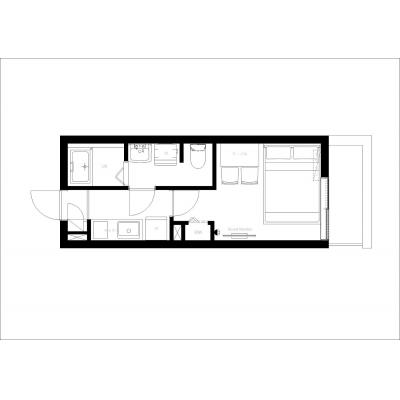 人気の池袋駅から徒歩11分！/周辺環境も充実/メゾンハイウェイ池袋 201の間取り図