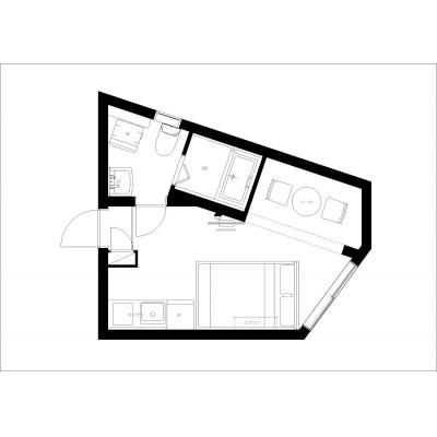 パークシード方南町 401の間取り図