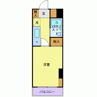 OneLife大和ステーションフロント【★駅近・ユニットバスタイプ】の間取り図