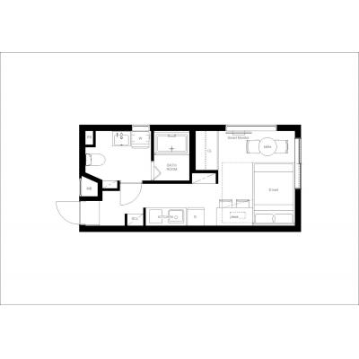 コンビニまで徒歩3分/西新宿五丁目駅から徒歩5分/人気の新宿エリア/Heureux西新宿 001の物件間取り図