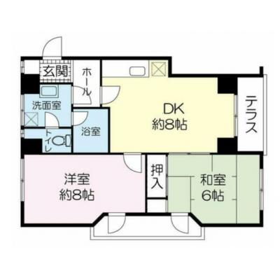 Nステイ中村の間取り図
