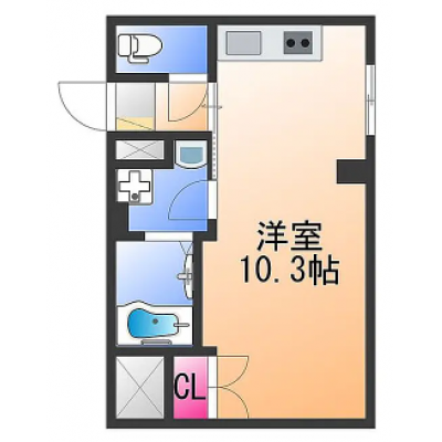 ✨🚉【泉佐野駅徒歩4分】駅近で生活至便な好立地🏢【WiFi無制限】📶✨の物件間取り図