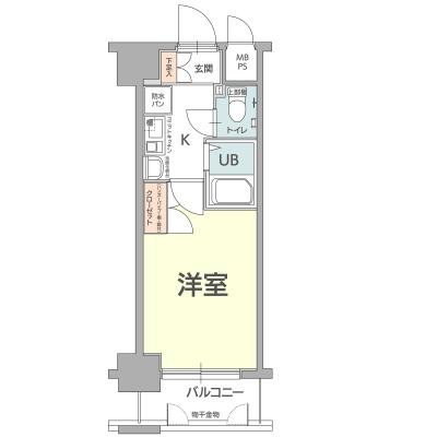 【なんば駅徒歩1分⭐⭐】仕事も遊びもここで完結エスリード難波駅前の間取り図