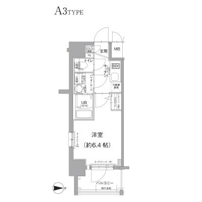 東梅田駅まで1駅🌸🌸交通アクセス抜群エスリード南森町ラグシスの間取り図