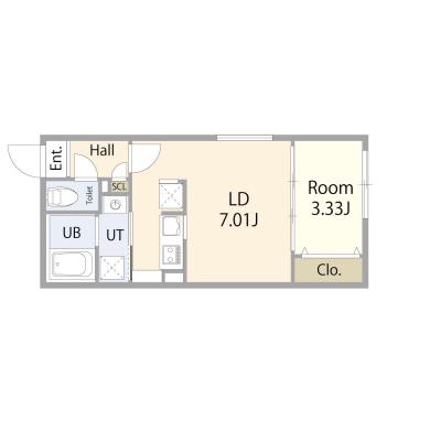 【名古屋中心部へ好アクセス🌳🌳】ゆったり過ごせるリーデンス今池の間取り図