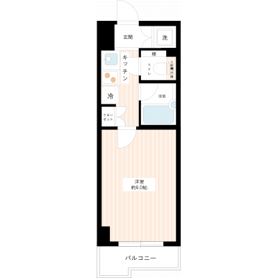 マンスリーステージ練馬4【インターネット（WIFI対応）無料！管理費無料！！】の間取り図