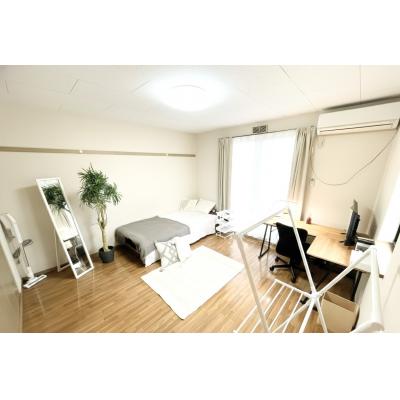 コスパだけじゃない“快適さ重視”マンスリータウン【映画館🎬や飲食店🍔が入っているけやきウォーク前橋🛍️✨まで徒歩１０分♬】【Wi-Fi無料📶】前橋文京町B101の間取り図