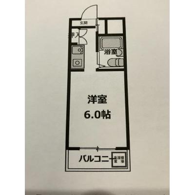 八王子エリア✨家具家電付！駐車場応相談！TM238　206号室の間取り図