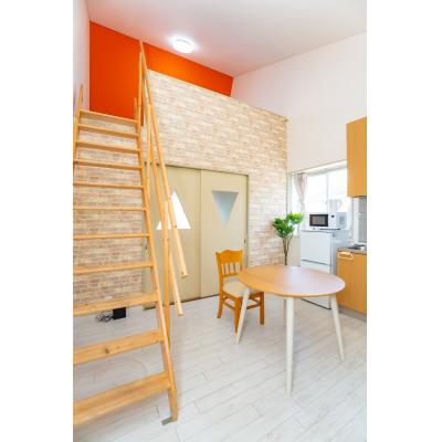 駅徒歩圏内！家具家電付！駐車場付！TM224　2‐C号室の間取り図