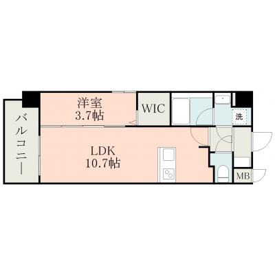 マンスリー光の森7の物件間取り図