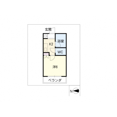 アルDEスリーノリタケイオン　105の間取り図