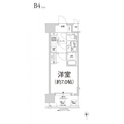 【長期利用者様Amazonギフト券プレゼント🔔🔔】【大阪駅・梅田駅徒歩圏内♪♪】都心部に近く落ち着いた住環境で暮らしやすさ◎🌸🌸の間取り図