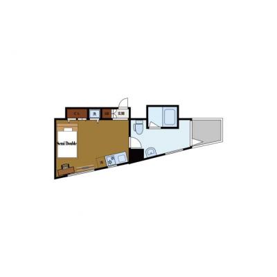 BraTTo高田馬場プレミアム【出張・研修・転勤にオススメ！】高田馬場駅から2分｜家具家電一式｜の間取り図