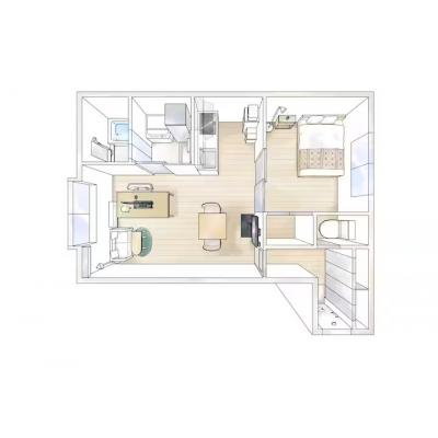 Sky Bluの間取り図