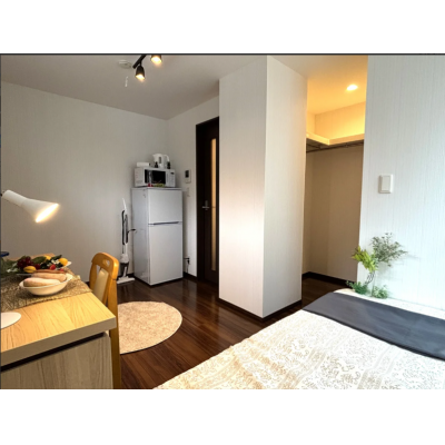 🔷🔹🔸🔶⭐ロフト付き⭐エアコン、IHコンロ⭐ワンルームタイプ⭐️2階角部屋⭐️【禁煙&Wi-Fi無料】⭐🔶🔸🔹🔷「K48」の物件間取り図