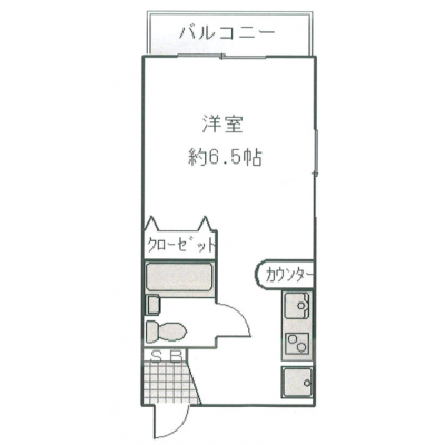 【J’sマンスリー千歳船橋 301】即入居可🌟厚さ20㎝高密度ポケットコイルマットレス使用！駅徒歩6分、新宿駅や都心エリアへのアクセス良好☆【インターネット無料】の間取り図
