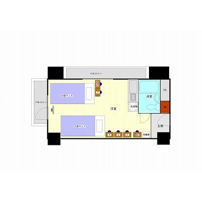★★★ウィークリー・マンスリー新宿歌舞伎町★★★【駅チカ・徒歩4分】【エレベーター】の間取り図