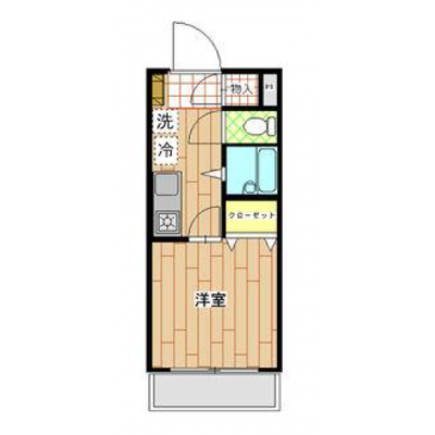 【J’sマンスリー西船橋 307】即入居可🌟厚さ20㎝高密度ポケットコイルマットレス使用！最寄り駅徒歩7分・4沿線利用可！都心へのアクセス良好！【インターネット無料】の間取り図