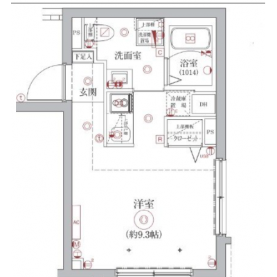 【🎉初期費用オフ｜お得なキャンペーン】【禁煙🚭/Wi-Fi無料🌐】マイナビSTAY東陽町レジデンス　402の間取り図