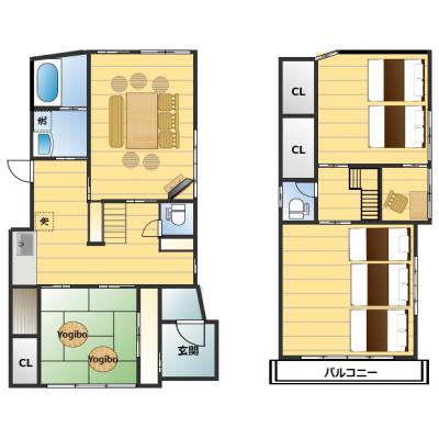 【戸建タイプ】堀切四丁目戸建＜リフォーム済み！＞の間取り図