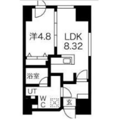 フリーベース札幌駅前の間取り図