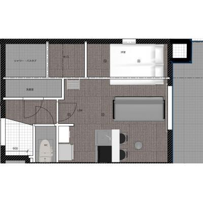 【新築☆即入居可！！】充実した設備❕❕ WiFi無料❕❕  博多・天神Wアクセス【数量限定のためお早めにお問い合わせください　01 02 03号室】の物件間取り図
