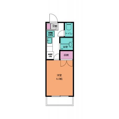 駐車場1台無料・Wi-Fi無料！宅配BOX付き♪の間取り図