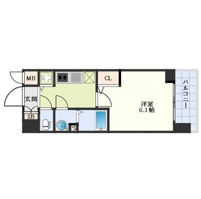 グッドステイ西大路駅東レガシープラス■【ハイクラス・設備充実】の間取り図