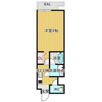 stay＠金屋町(^^)/★長崎駅まで徒歩10分★RC造★の物件間取り図