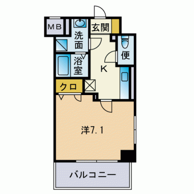 【2019年築♪全戸角部屋！】サニーコート東比恵の物件間取り図