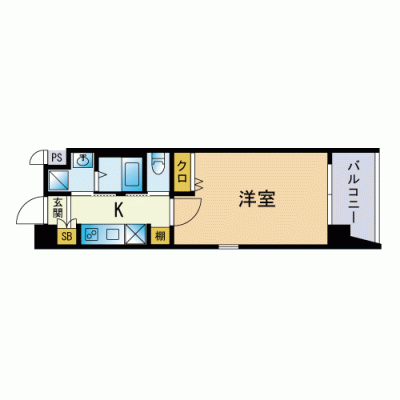 【地下鉄西新駅徒歩2分♪】トレンタ西新の物件間取り図