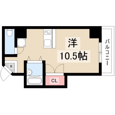 🚉名古屋市名城線「東別院駅」徒歩6分✨Wi-Fi無料📶大須エリアへのアクセスも抜群🌈の物件間取り図