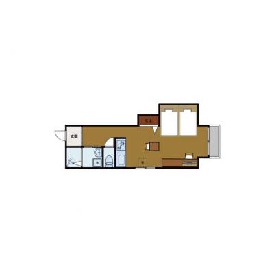 【即入居可　賃料135,000円→105,000円】BraTTo本町WEST（Bタイプ）の物件間取り図