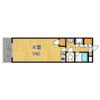 ★wi-fi・駐車場無料★角部屋★バストイレ別★工場地帯・アウトレットに近く法人利用もおすすめ★GM北九州10の間取り図