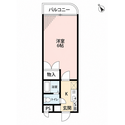 ◆パシオン尼崎園田３【バストイレ別！イオンまで徒歩６分！】 の物件間取り図