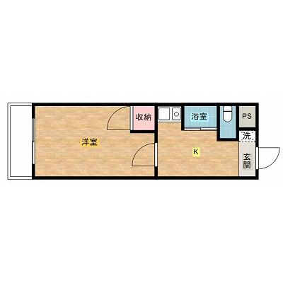 アイルーム矢板の間取り図
